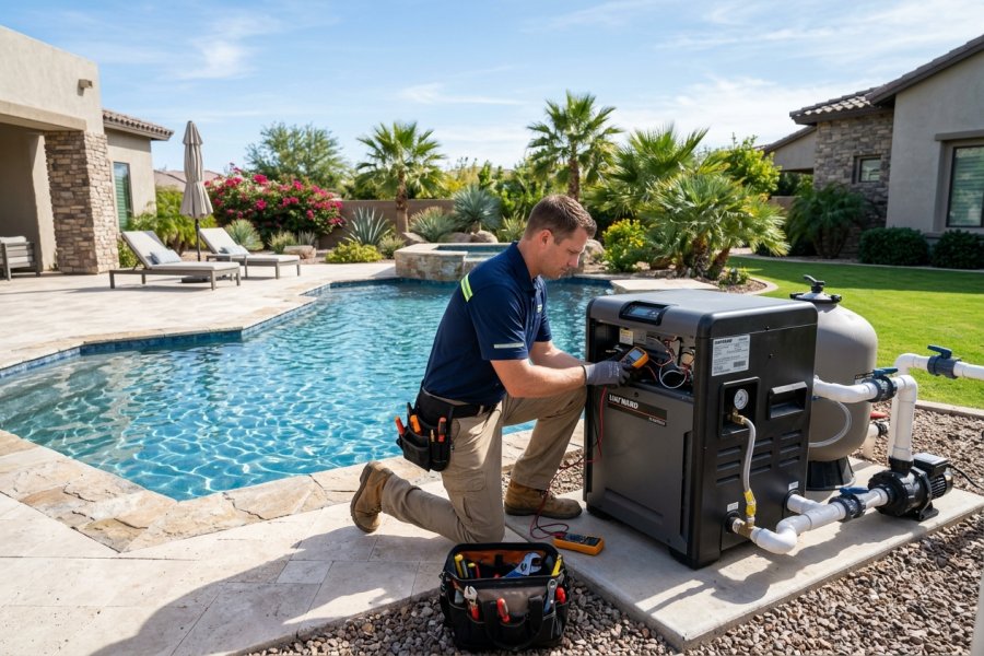 Pool Heater by Pool Ninjas